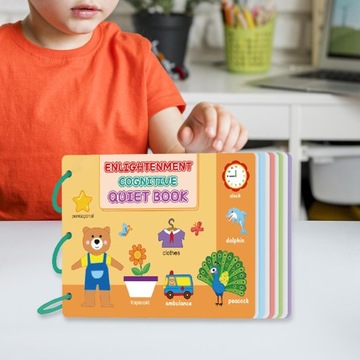 Тихая детская книга, познавательные игрушки для раннего обучения