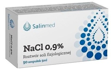 Salinmed NaCl 0,9% sól fizjologiczna 5 ml 50 szt.