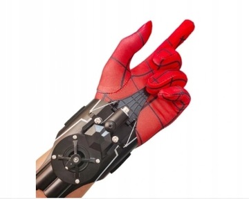 Rękawica Spiderman z wyrzutnią sieci lub wody 2w1