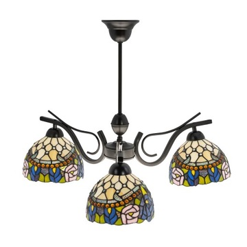 Lampa witrażowa styl Tiffany