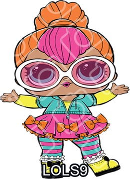 LOL SURPRISE Торт-сюрприз с вафельным принтом Сахарная бумага 10х14см