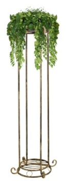 МЕТАЛЛИЧЕСКАЯ ПОДСТАВКА ДЛЯ ЦВЕТОВ В ВИДЕ ЛОФТА - ПАТИНИРОВАННАЯ МЕДЬ