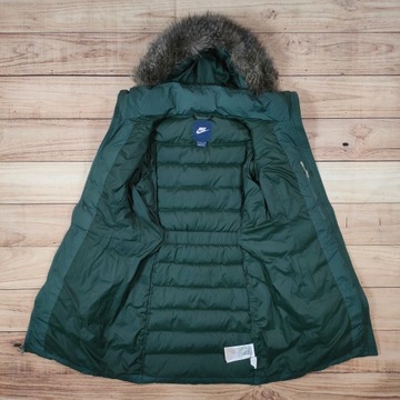 NIKE Kurtka Parka Puchowa 550 Damska Zielona r. S