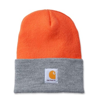 Czapka zimowa motocyklowa Carhartt beanie orange