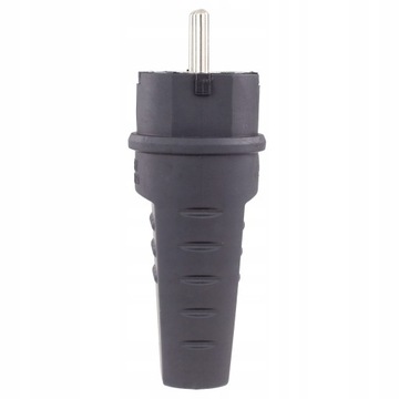 Вилка токопроводящая герметичная резиновая 230В IP44 16А
