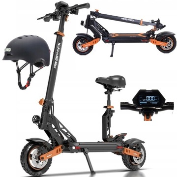 Pojazd elektryczny Kukirin G2 Max dla dorosłych 1000W 48V Składany + Kask