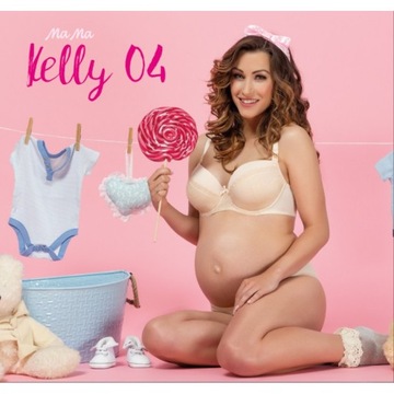 BIUSTONOSZ DO KARMIENIA USZTYWNIANY BEŻ ALLES MAMA KELLY NATURALNY * 65H