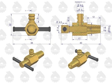 Водопроводный кран C-330 C-360 C-385 Zetor ORIGINAL URSUS