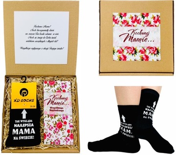 Prezent na DZIEŃ MAMY matki OJCA taty ZESTAW jubilesz mamy mamusi 39-42