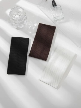3Pcs/Set Solid Color Headband for Women Men Autumn Winter Girls Sports