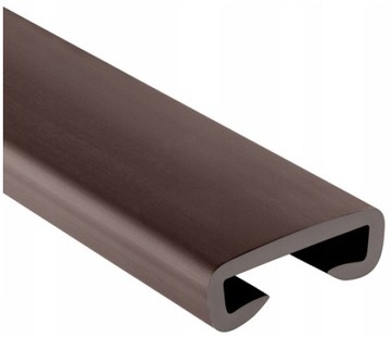 LISTWA PORĘCZOWA PCV 40/8mm C.BRĄZ poręcz pochwyt