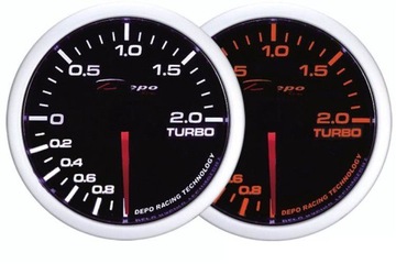 Zegar Depo WA 60mm Turbo Electric 1 do 2 BAR