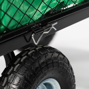 САДОВАЯ ТРАНСПОРТНАЯ ТЕЛЕЖКА 3 В 1 СКЛАДНОЙ БОЛЬШОЙ ТРАНСПОРТ ДЕРЕВА 120л