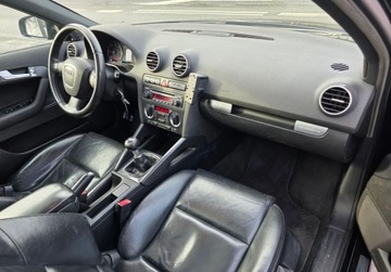 Audi A3 8P Hatchback 3d 2.0 TDI PD 140KM 2005 Audi A3 Sportback 2.0DieselQUATTROZarejestrowana w Polscekomplet alufelg, zdjęcie 8