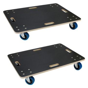 мебельная тележка с 4 поворотными роликами, 60 х 80 см,