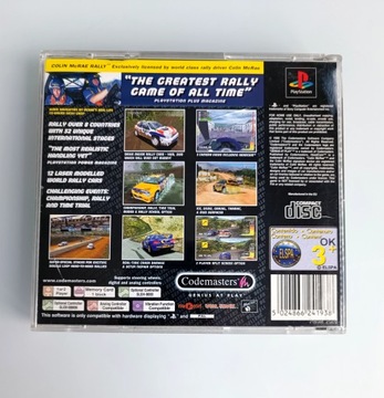 COLIN MCRAE RALLY PSX PS1 PSone ПОЛНАЯ PLAYSTATION 1 3XA