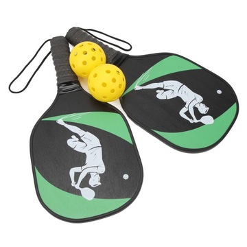 Набор мячей Pickleball Paddle Ball сосновый и зеленый