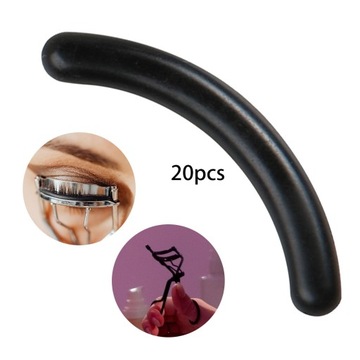 Насадки для бигуди, 20 шт. Переносная резинка для стандартных бигуди, черная