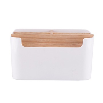 БАМБУКОВЫЙ КОНТЕЙНЕР-ОРГАНИЗАТОР ДЛЯ ВАННОЙ КОМНАТЫ С 5 ОТДЕЛЕНИЯМИ