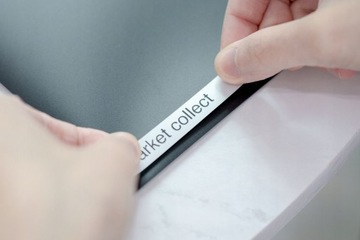 Лента для DYMO D1 45013 12мм 7м белая черная S0720530 LabelManager