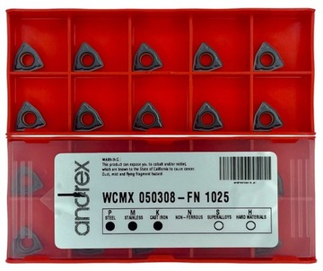 Płytki węglikowe WCMX 050308 FN 1025 UNIWERSALNE