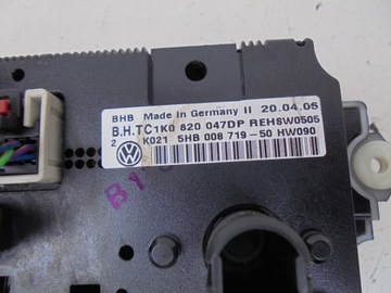 PANEL KLIMATIZACE VOLKSWAGEN OE 1K0820047DP