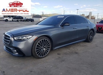 Mercedes Klasa S W223/V223 2022 Mercedes-Benz Klasa S 500 4Matic 2022 3.0l 3.0 Benzyna 429KM