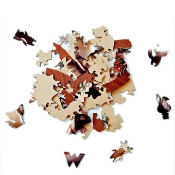 Деревянный пазл WOOD YOU DO | Волк | 40 позиций | XL