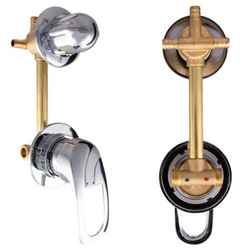 BATERIA DO KABINY PRYSZNICOWEJ Z HYDROMASAŻEM ZABUDOWANEJ 14,5 CM 3 FUNKCJE