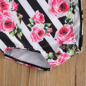 Модный купальник для девочки ЦВЕТЫ 116