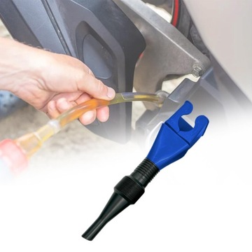 Выдвижная автоматическая топливная воронка, многофункциональная, синяя.