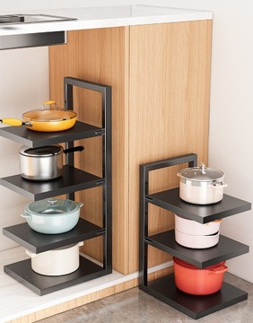 ПОЛКА КУХОННЫЙ ОРГАНАЙЗЕР ПОДСТАВКА ДЛЯ ГОРШКОВ СПЕЦИЙ ПОД МОЙКОЙ, 3 УРОВНЯ