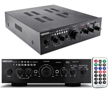 AMPLITUNER WZMACNIACZ STEREO BLUETOOTH RADIO MP3 USB SD 5 KANAŁÓW