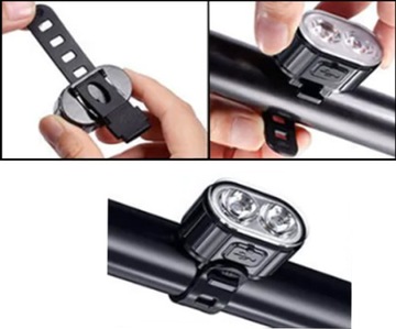 НАБОР ВЕЛОСИПЕДНЫХ ФОНАРОВ ВЕЛОСИПЕДНЫЕ ФОНАРИ ПЕРЕДНИЕ И ЗАДНИЕ ЛАМПЫ USB НАБОР