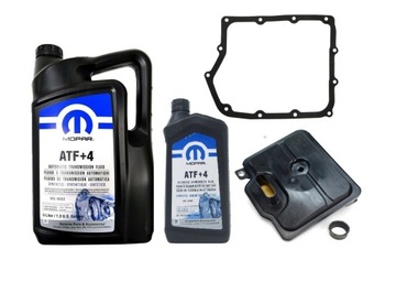 MOPAR ATF+4 5,9L + FILTR MOPAR 62TE + USZCZELKA