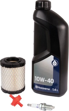 Zestaw Serwisowy do Rider HUSQVARNA R112C5 R112C Silnik B&S Filtry Świeca