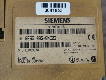 6ES5 095-8MC02 СИМЕНС S5