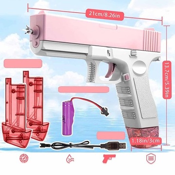 GLOCK ЭЛЕКТРИЧЕСКИЙ БЛАСТЕР АВТОМАТИЧЕСКИЙ ВОДЯНОЙ ПИСТОЛЕТ ИГРУШКА ДЛЯ ДЕТЕЙ