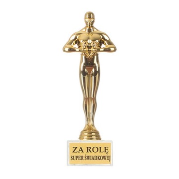 Statuetka Podziękowanie dla Super Świadkowej