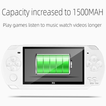 Мини-игровая консоль с ЖК-экраном, быстрый отклик, 8 ГБ памяти USB