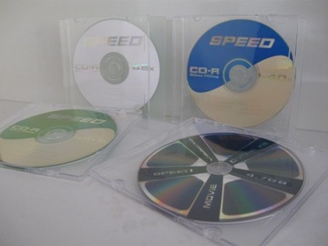 Pudełka CD x 1 SLIM na płyty bezbarwne 100 szt