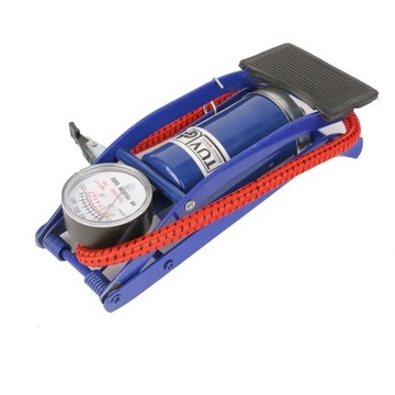 НОЖНОЙ НАСОС ЗАПУСК ВЕЛОСИПЕД АВТОМОБИЛЬНЫЕ ФИТИНГИ С МАНОМЕТРОМ 7 БАР TUV