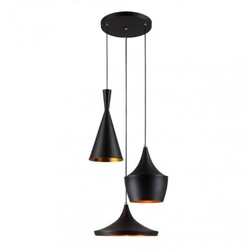 lampa 3 sztuki żyrandol różne mix styl nowoczesny