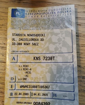 Mini One II 2009 MINI ONE 2009r, 1.4 Benzyna. Uszkodzony lewy przod. Jezdzi. 1.4 Benzyna, zdjęcie 23