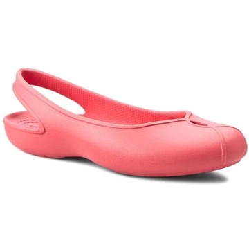 Baleriny damskie Crocs Olivia II flat coral 42,5 W11