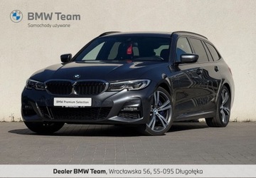 BMW Seria 3 G20-G21 Touring 2.0 330i 258KM 2019 BMW Seria 3 330i xDrive 258 KM M Pakiet Lasery Webasto Dach panoramiczny H
