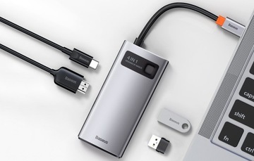 ХАБ USB-C 4в1 BASEUS USB 3.0+HDMI+PD ДЛЯ MATEBOOK