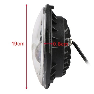 7-ДЮЙМОВАЯ ФАРА СВЕТОДИОДНАЯ ПЕРЕДНЯЯ ФАРА МОТОЦИКЛА 150 Вт