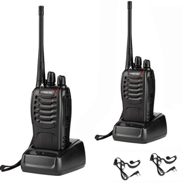 2X WALKIE TALKIE KRÓTKOFALÓWKI BAOFENG BF888S PMR