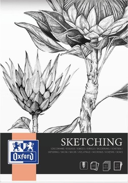 Oxford Art blok szkicownik klejony A3 120g 50k